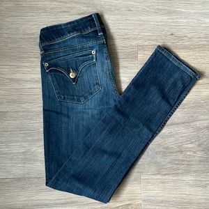 Low rise Hudson skinny jeans